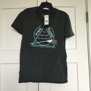 NWT Pink Floyd Dark Side Of The Moon Cut-Out Graphic Tee